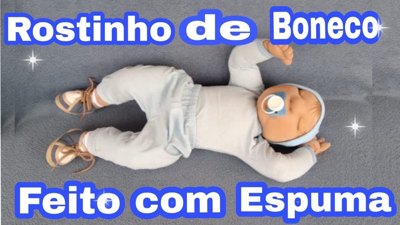 Rostinho De Boneco Feito Com Espuma