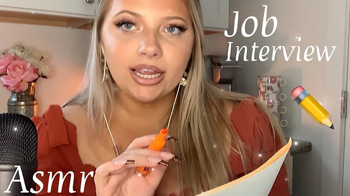 ASMR Job Interview Roleplay | Typing, Writing, Whispers 💜