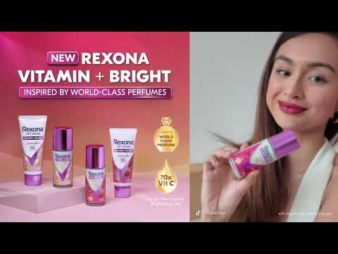 All NEW Rexona Vitamin Bright Infused With 70x Vitamin C Vs Another Unilever Brightening Deo