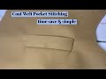 Every One Tailor Useful And Simple Methods For Coat Welt Pocket Stitching Time Save Simple 