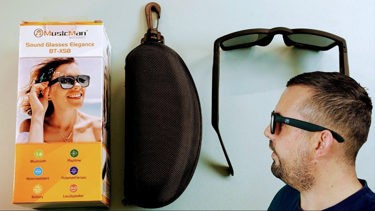 Lautsprecher & Sonnenbrille Mikrofon YouTube Sound Technaxx | - Glasses Elegance