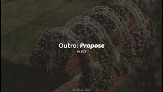 Outro Propose Bts English Lyric Video