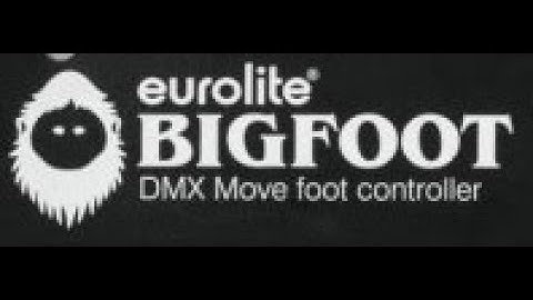 How To Do A Basic Setup Of Eurolite Bigfoot DMX Foot Controller