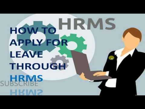 HRMS || HOW TO APPLY FOR LEAVE ? || ALL IN 1 || - YouTube