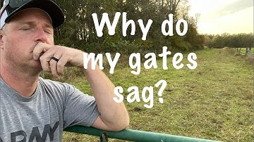 Prevent Farm Gate From Sagging at Strong Roots Farm