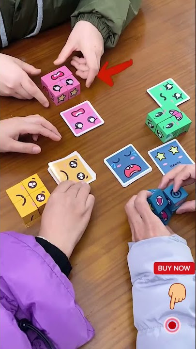 Face changing Rubiks Cube Thinking Training Parent child Toys 1