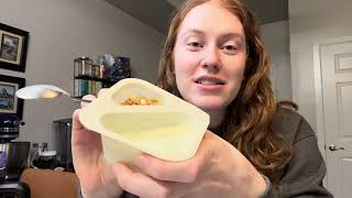 ASMR Mukbang - eat breakfast with me, whisper ramble and eating show