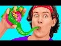 BROMAS DE COMIDA Y TRUCOS DE TIKTOK || Las mejores ideas de bricolaje con comida por 123 GO! BOYS