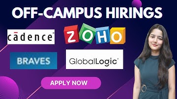 OFF-CAMPUS HIRING || Apply Now || BATCH - 2019/2020/2021/2022 /2023 || MUST WATCH