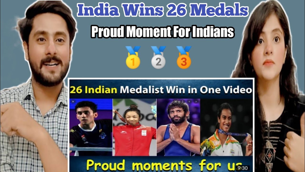 Pakistani Reacts | Commonwealth Games 2022 : 26 Indian medal winner list | Bajrang Punia Sakshi Mali