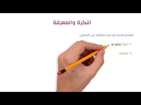 النكرة والمعرفة بأبسط طريقة أنواع المعرفة أول متوسط مع الشرح