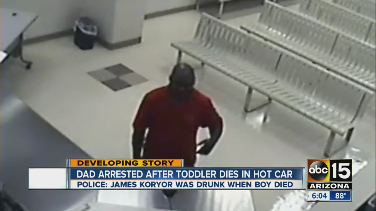 Arizona father arrested after toddler dies in hot car - YouTube