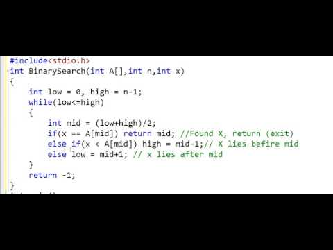 Binary Search in