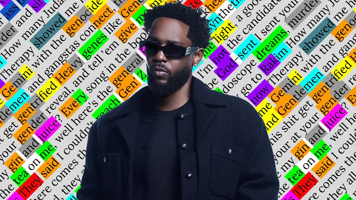 Kendrick Lamar, Chains & Whips | Rhyme Scheme Highlighted