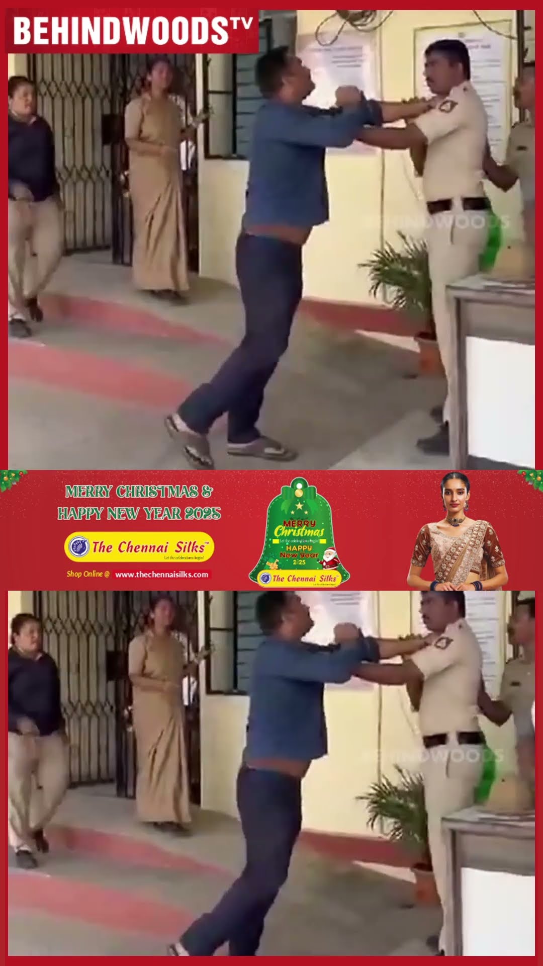 'போலீஸ் கன்னத்தில் விழுந்த பளார்..' ? Station-ஐயே அலறவிட்ட இளைஞர்