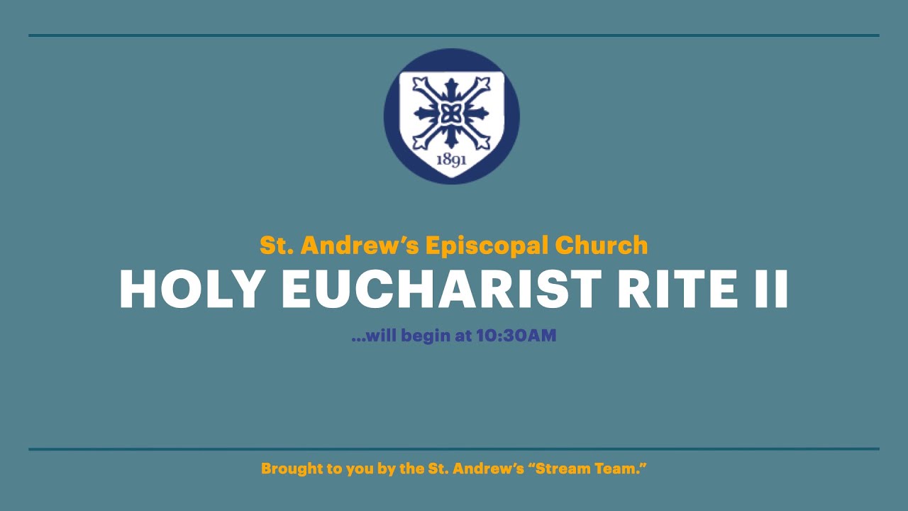 Holy Eucharist Rite II - First Sunday After the Epiphany - January 8 ...