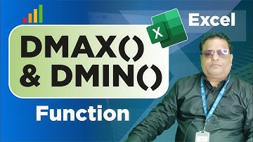 DMAX & DMIN Function Are Here in Excel : Say Good Bye To MAX and MIN || 2025 #youtube
