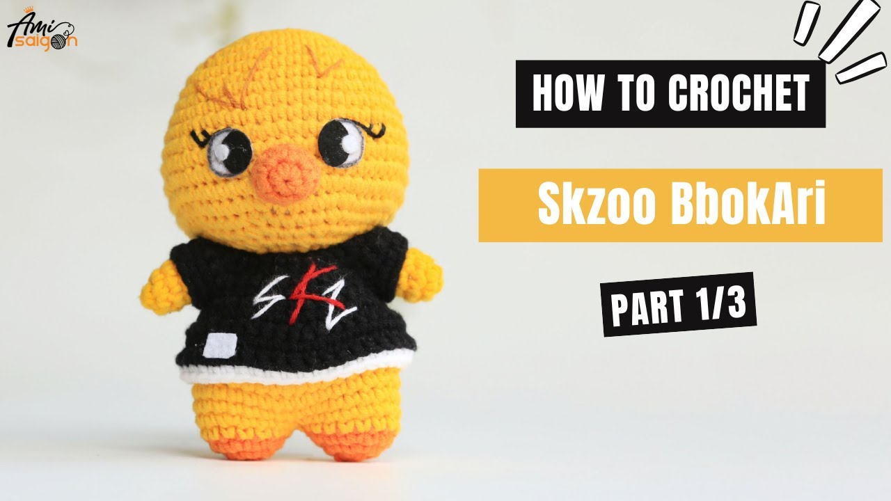 #483 | SKZOO BbokAri  Amigurumi (1/3) | How To Crochet Animals Amigurumi | @AmiSaigon