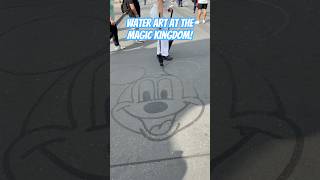 Water art at the Magic Kingdom! #disney #waltdisneyworld
