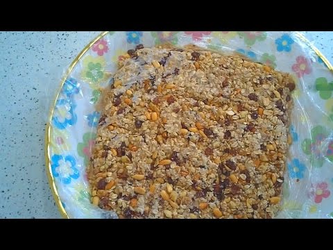 Видео рецепт Овсяное печенье без выпечки