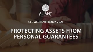 Webinar: Protecting Assets from Personal Guarantees by Jacob Stein, Esq. Webinar: Protecting Assets from Personal Guarantees by Jacob Stein, Esq.