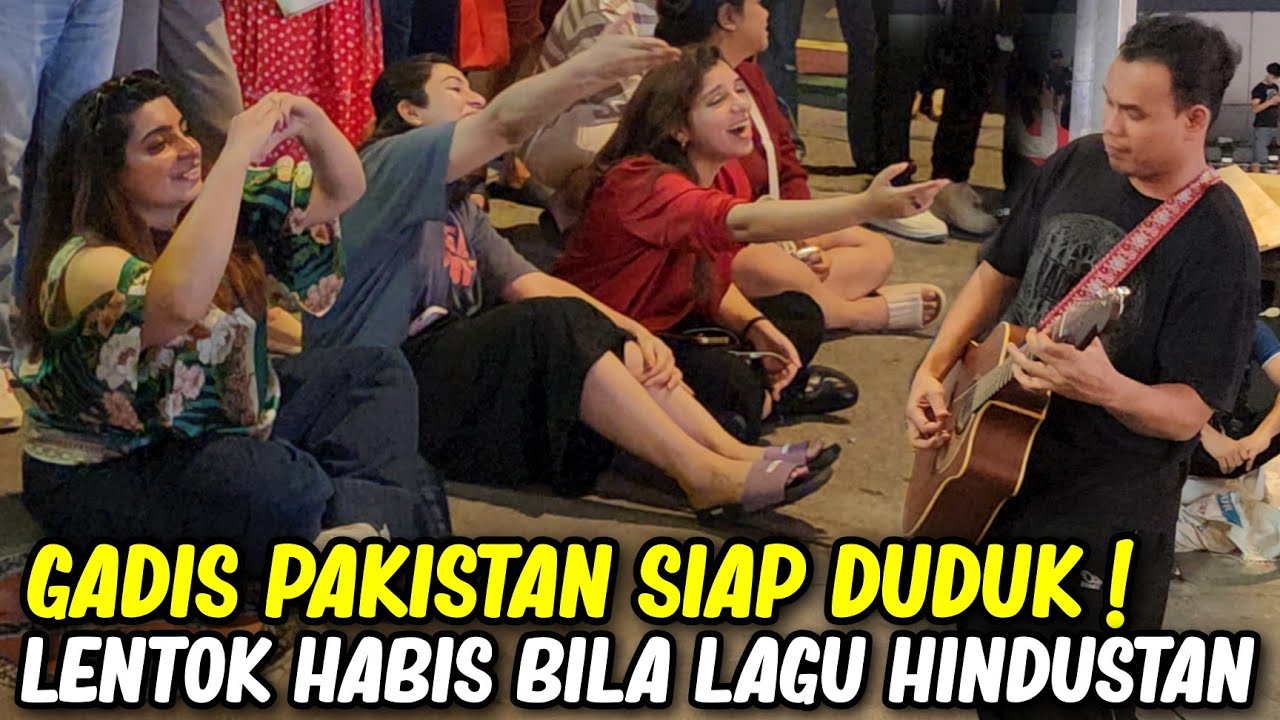 TERUJA gadis dari Pakistan bila dengar lagu Hindustan, siap duduk sambil layan lagu