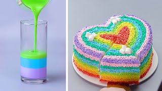 Top Fantastic Rainbow Cake Decorating Ideas | Most Beautiful Birthday Cake Decorating Tutorials