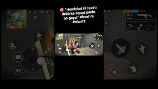 🎯 “Headshot ki speed dekh ke squad panic ho gaya!” #freefire #shorts #digitalfire
