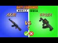 AKM VS GROZA 🤗✅ Full Comparison #bgmi  @BattlegroundsMobile_IN  #traning  #viralvideo