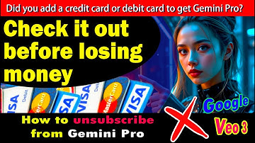 How to Cancel Gemini Pro & Remove Your Credit/Debit Card (Step-by-Step)
