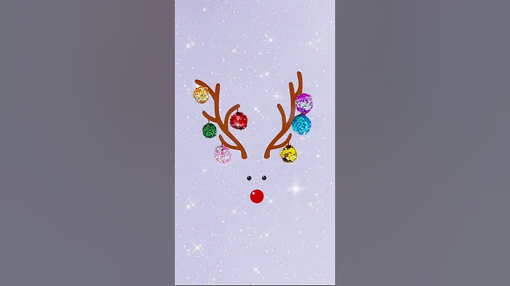 DIY Glitter 7 Christmas balls on Moose antlers kids art ideas #kids #christmas #ornaments #kidsart