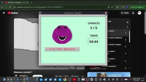 barney error 2025 encounter (arch linux) [SEVERE FLASHING LIGHTS WARNING!]