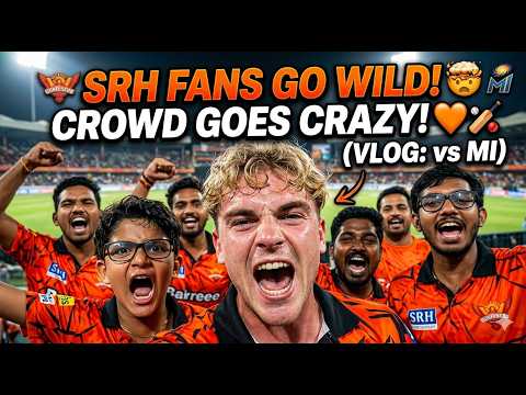 I Went to the CRAZIEST IPL Match: SRH vs MI 🤯🏏