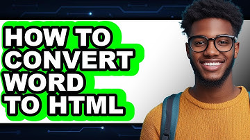 How to Convert Word to Html (only Way)