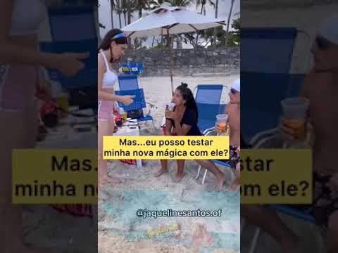 O desafio foi lançado, testando minha nova mágica