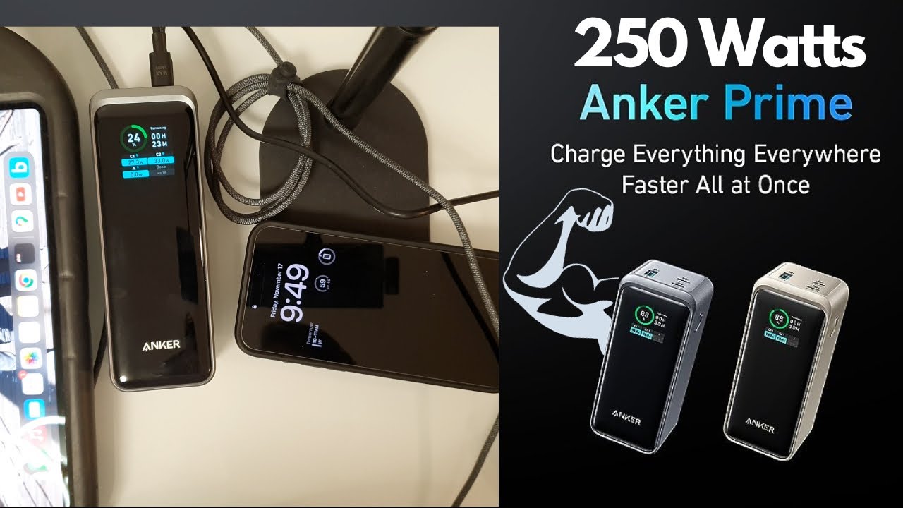 Anker Prime 250W Power Bank And 100W Charging Base 2023 REVIEW - MacSources