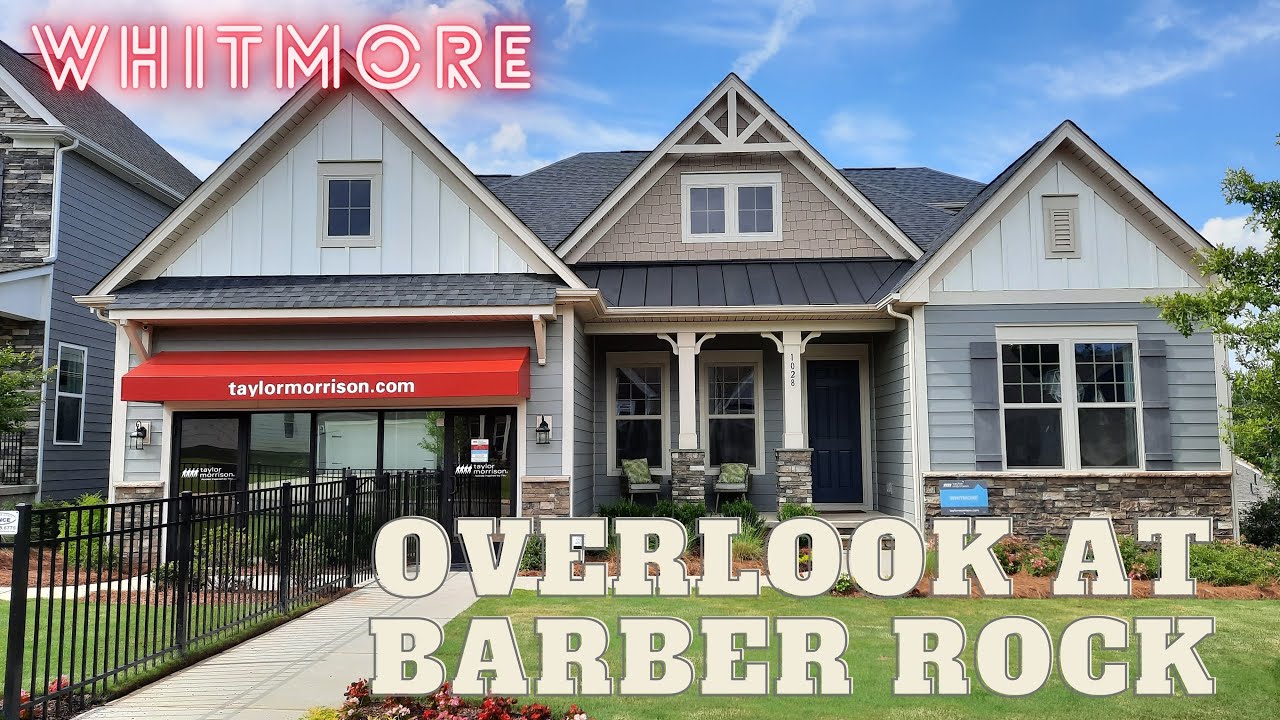 Overlook at Barber Rock. Whitmore model. Taylor Morrison. New homes in