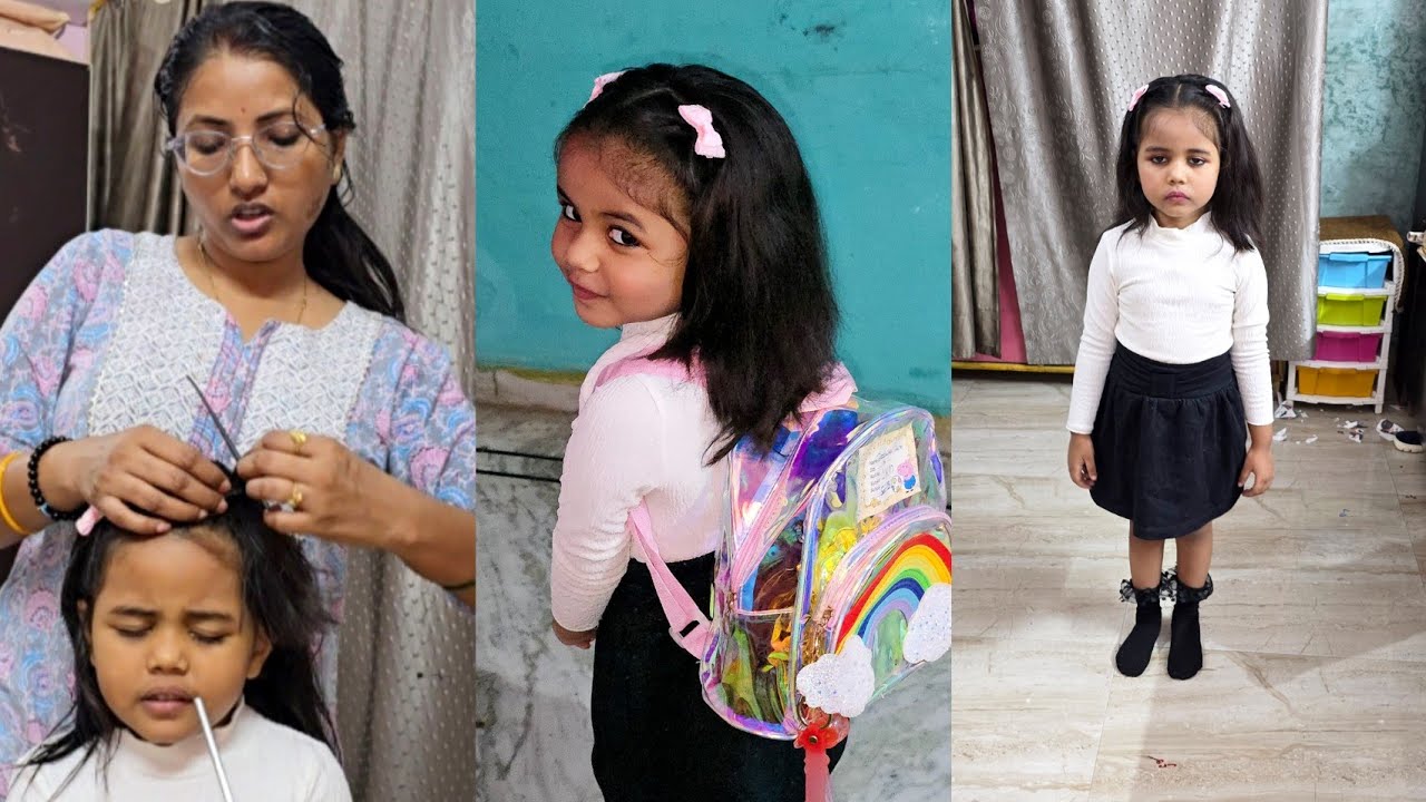 Darshika Aaj Kitni Pyari Lag Rahi Hai♥️|| Darshika School 🏫 Celebration 🍾 😄 ||