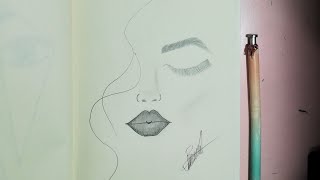 Kolay yüz çizimi/En kolay yüz nasıl çizilir?/Easy face drawing/How to draw the easiest face?