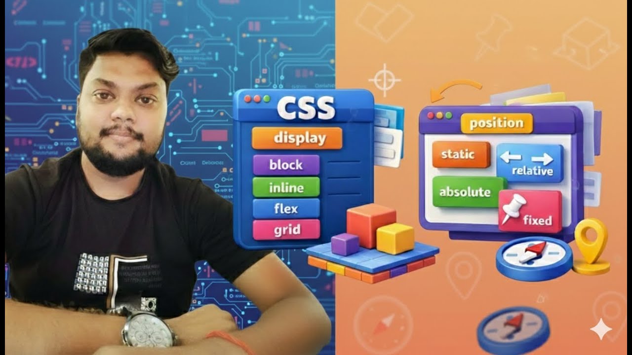From Beginner to Pro 💪 CSS Display & Position Explained Simply - YouTube