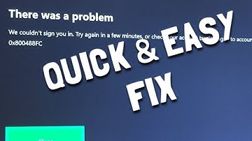 0x800488FC QUICK AND EASY FIX