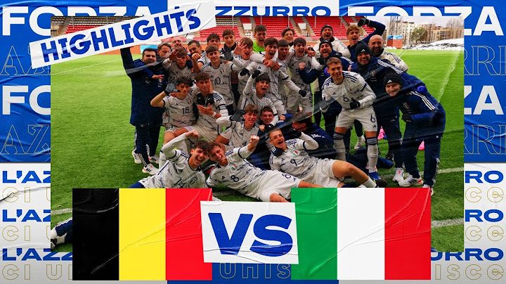 Highlights: Belgio-Italia 3-5 | Under 17 | Campionato Europeo UEFA | Elite Round