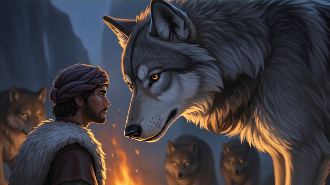 قصة الراعي والذئب الذي وفى بعهده!!