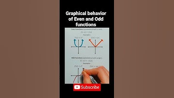Graphical Even and Odd functions #shorts #shortsvideo #math #viral #mathstricks #youtubeshorts