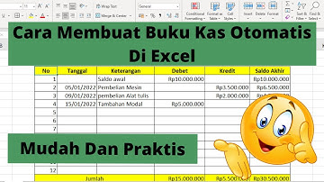 Cara Mudah Membuat Buku Kas Secara Otomatis di Ms Excel - EDU TECHNOLOGY
