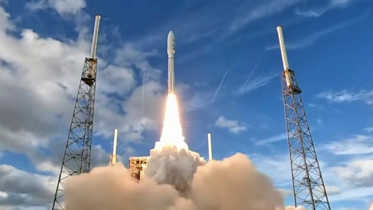 ULA launches Atlas V rocket from Cape Canaveral - YouTube