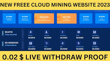 Free Bitcoin Cloud Mining Website 2023 | New Free Cloud Mining Website