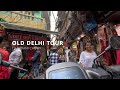 Bike ride through busy streets of Chandni Chowk, Old Delhi #asmr #travel