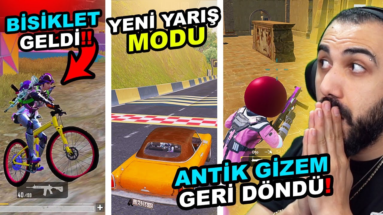 BÜYÜK GÜNCELLEME GELDİ!! 😮 PİRAMİT GERİ DÖNDÜ!! YENİ KÖPRÜ, BİSİKLET VE YARIŞ MODU!! | PUBG MOBILE