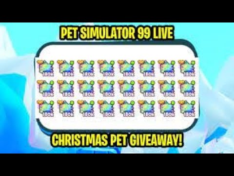 🔴 NEW Pet Simulator 99 HUGE Pet Giveaway Live! 